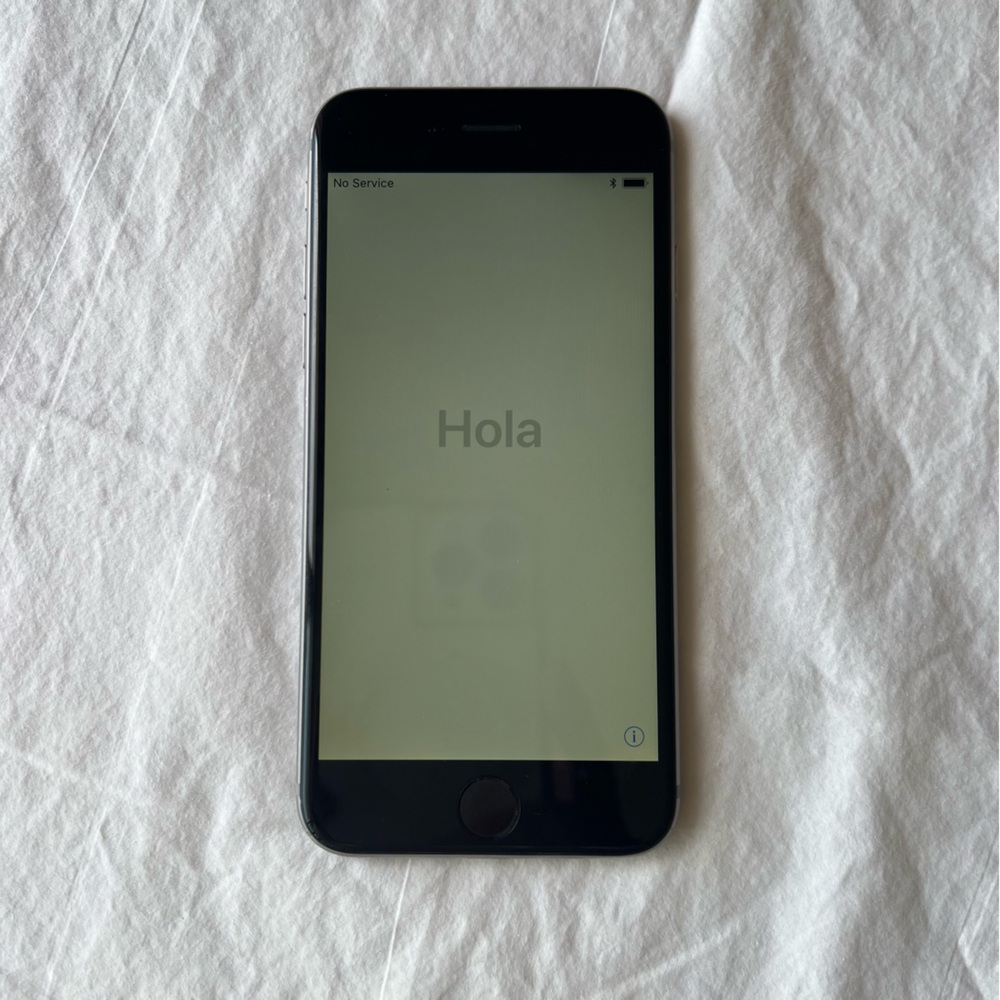 iPhone 6, Silver, works great